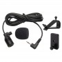 Bluetooth External Microphone for Car Stereo Radio 2.5mm Plug Omni Directional Mic Compatible with In-Dash Bluetooth System