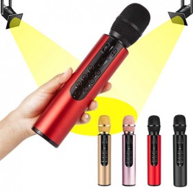 Wireless Microphone Handheld Condenser Mic Portable Kids Karaoke Player Recorder for Singing Stage Performance where to buy wireless microphone mini microphone and bluetooth and mic china supplier