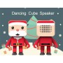 where to buy Cube Dancing Speaker Christmas Gift speaker mini Christmas speaker from China Supplier
