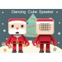where to buy Cube Mini Speaker Wireless Dancing Speaker Portable santa speaker from China Supplier