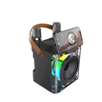 where to buy Microphone Karaoke Speakers, Speakers With RGB Light, HIFI Stereo Music Player from china suppliers