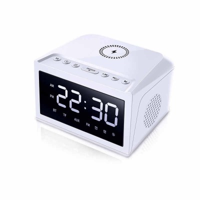 where to buy Fashion Clock Bluetooth Speaker with Wireless Charger Mini Fashion Smart Speaker from China Supplier
