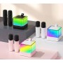 where to buy Portable LED Microphone Speaker LED audio speaker Audio Music microphone speaker from China Supplier