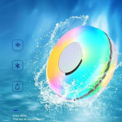 where to buy Floating LED Speaker Shower Speaker Waterproof Pool Floating Bluetooth from China Supplier
