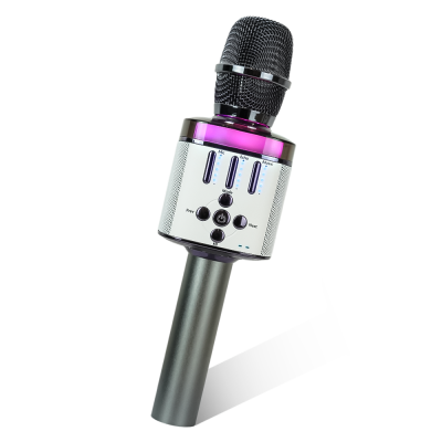 where to buy light up karaoke machine speaker with lights and microphone and wireless microphone china supplier