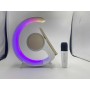 BT Speaker Bluetooth G-Shape LED Night Light Music Lamp Sunrise Clock Audio Rock Music Speaker with Wireless Charging