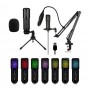 Handheld Karaoke Microphone Hot Selling Handheld Gaming Mic Cardioid Omni-Directional Polar Portable Audio Players