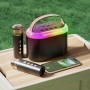 **Title:** All in One Karaoke System Dual Wireless Mics BT Speaker Bluetooth for Indoor Outdoor Events