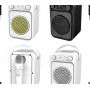 High Bass Bluetooth Speaker Karaoke Mic Loud Mini Boom Speaker Portable Microphone Sound System