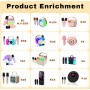 2025 New RGB Portable BT Speaker Karaoke System with Wireless Mic for Family KTV Party and Singing Entertainment