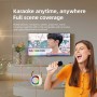 Best Party Speakers with Bass - Kids Wireless Portable Mini Karaoke Machine with Dual Microphones for Indoor Outdoor Fun