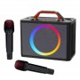 where to buy karaoke speaker with 2 mic karaoke speaker system mobile bluetooth speaker from china supplier