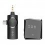 wireless mic for mobile video recording - 2.4GHz Lavalier Microphone for Camera Android 3 in 1 Plug Play Mic