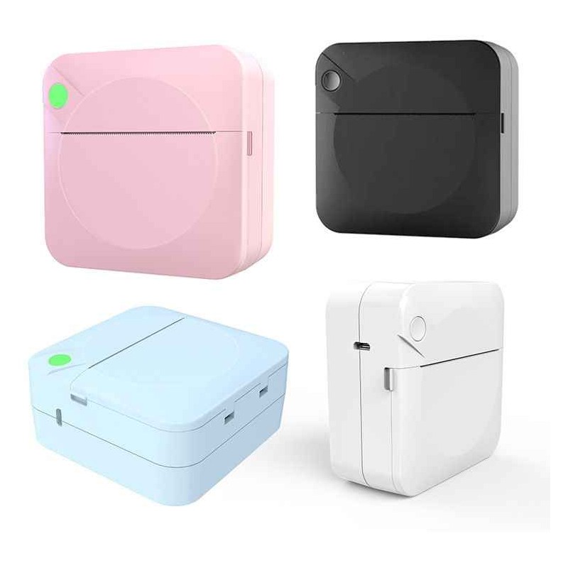 Inkless Portable Printer - Wireless Pocket Printer for Photos