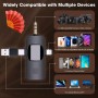 Wireless Noise Cancelling Headphones with Microphone Clip-on Lavalier Mic 3-in-1 for Video Streaming Tiktok & Live Use