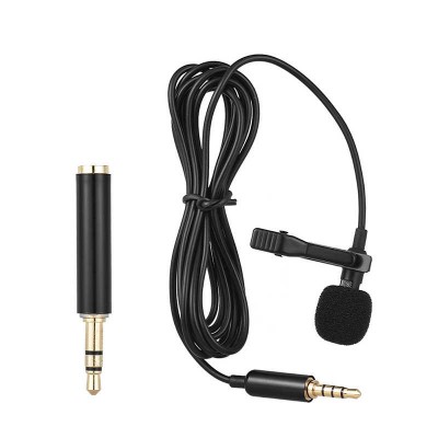 where to buy Noise Reduction Microphone Mini Microphone Lapel Clip Wired Condenser Microphone from china supplier