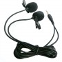 where to buymobile phone microphone Wired Microphone double lavalier microphone from china supplier