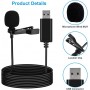 where to buy livestream microphone microphone for live streaming Lavalier Microphone with Collar Clip from china supplier