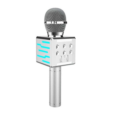 where to buy karaoke led microphone karaoke mic for bluetooth speaker and karaoke mic with echo China supplier