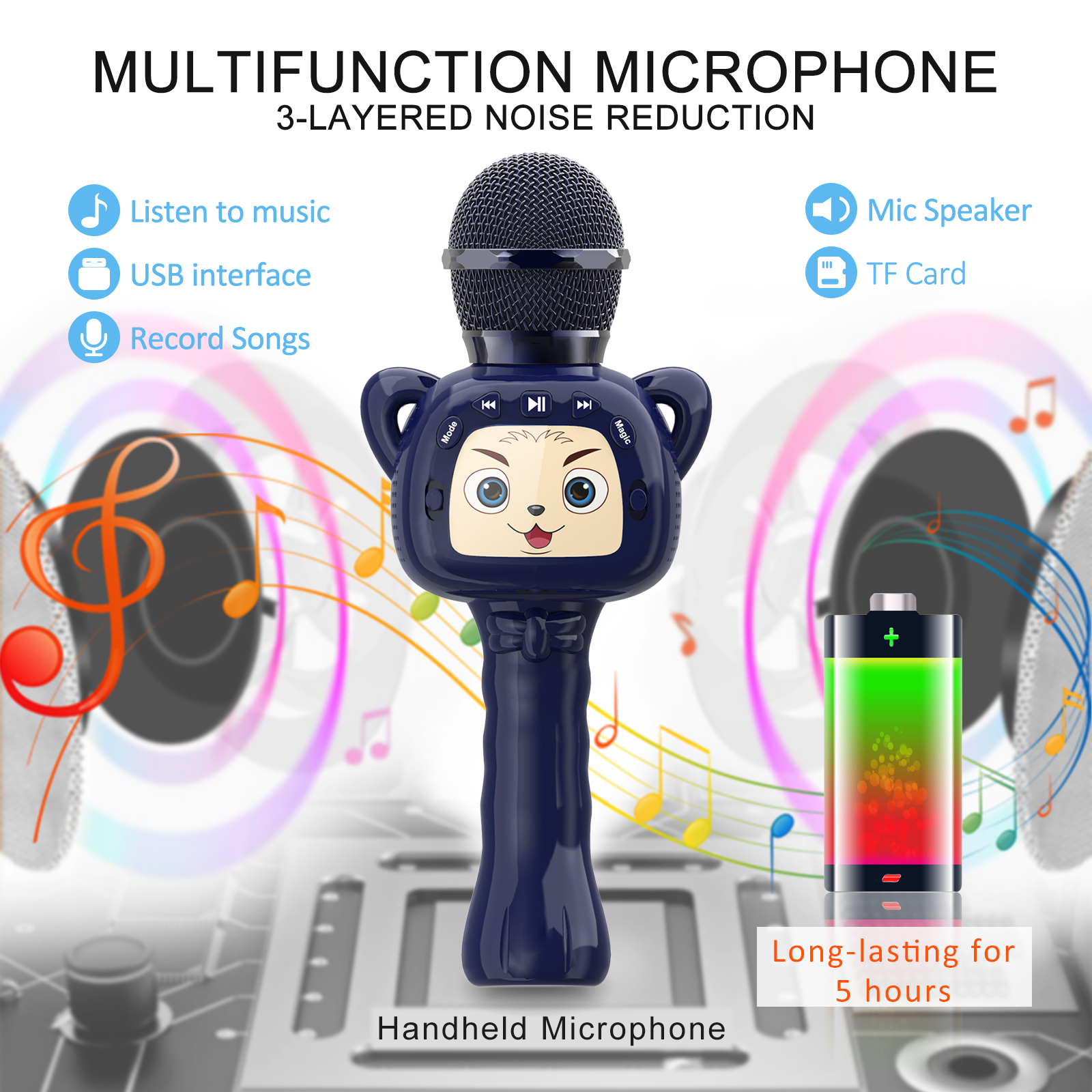 Custom made kids microphone China suppliers