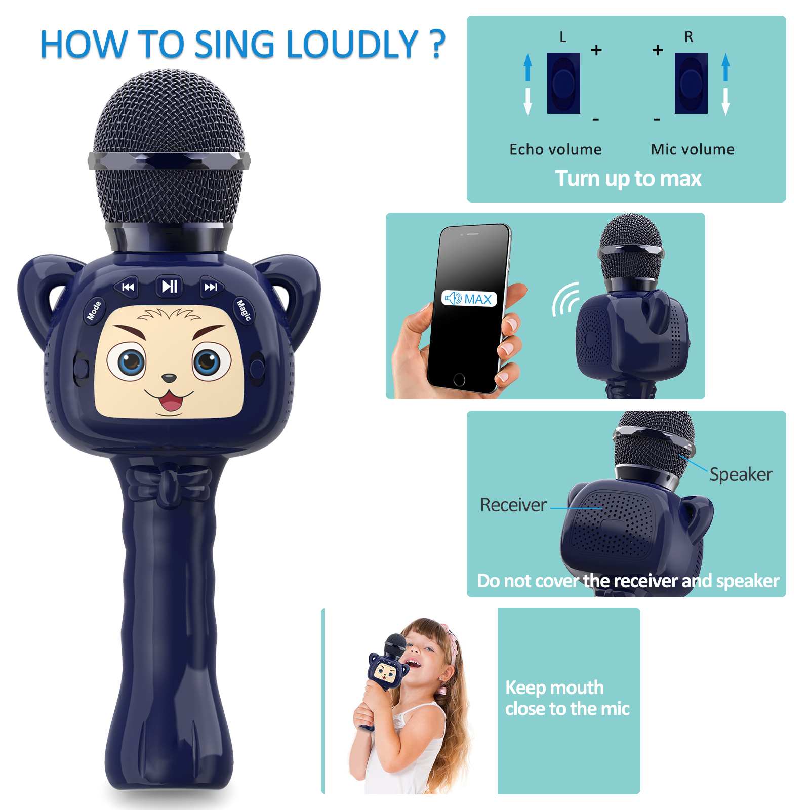 Fabricant enfants microphone Chine fournisseurs