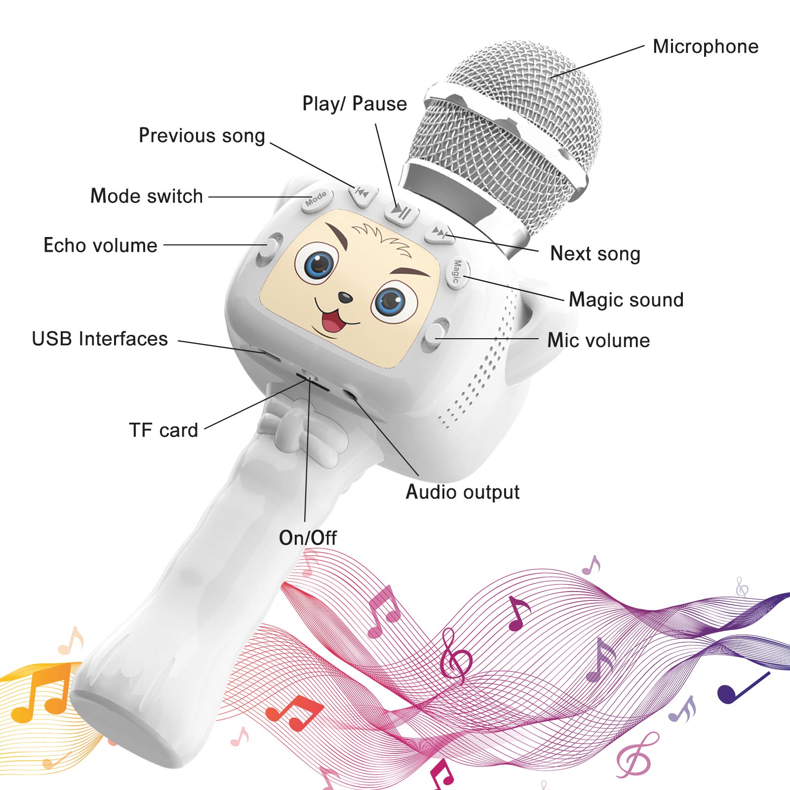 fabricante chinês dos melhores microfones infantis personalizados