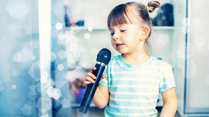 máquina de cantar infantil