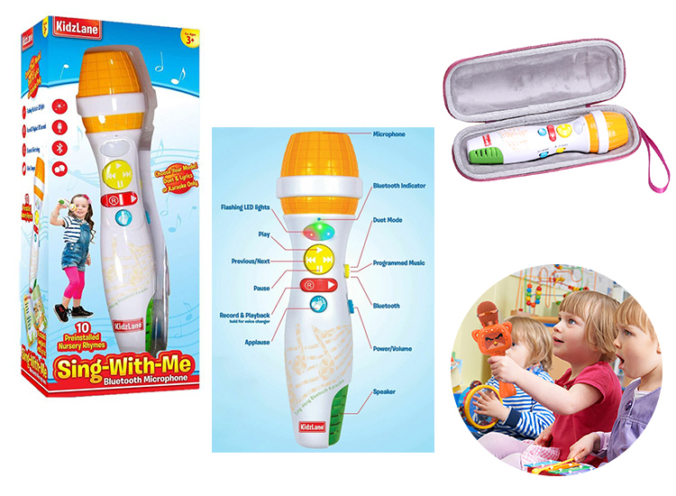 Kidzlane 노래방 마이크 VTech 두오 조명