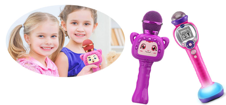 Vtech vs Fortech Kids Microphones design