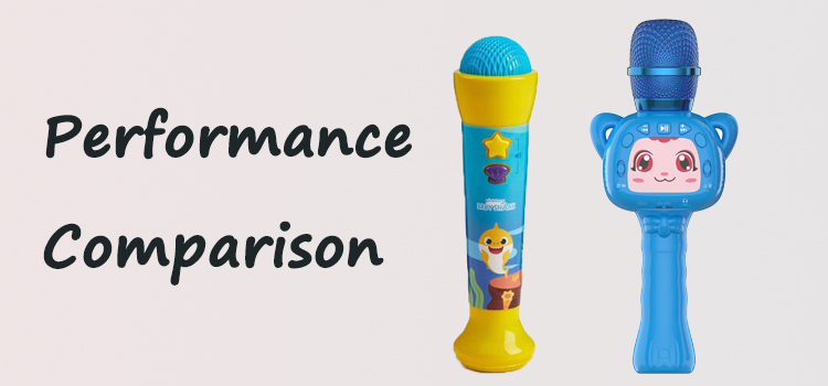 baby shark microphone performance