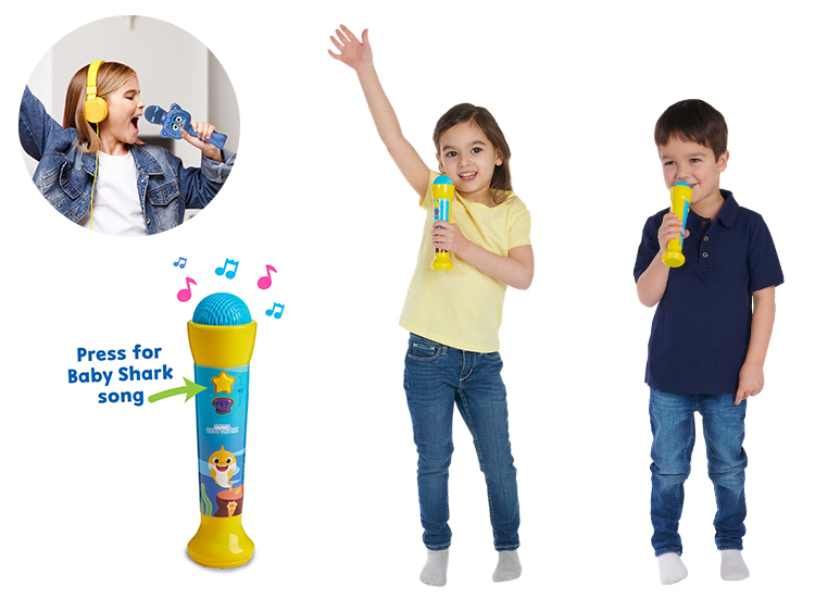 pinkfong microfoon muziekspeler