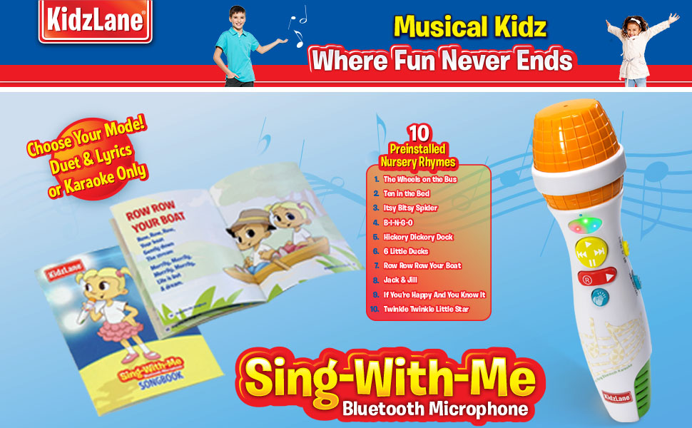 Kidzlane karaoke microfoon