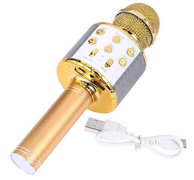 The best wireless microphone for singing is now more accessible than ever with this feature-rich, handheld karaoke speaker mic. Perfectly designed for home KTV setups, small gatherings, and outdoor fun, this device combines a high-quality condenser microphone with a powerful built-in speaker. The microphone delivers crystal-clear audio, ideal for singing, gaming, recording, and more. Its lightweight build, RGB LED lights, and USB support add both style and convenience. Featuring Bluetooth connectivity and a 2200mAh rechargeable battery, it ensures long-lasting performance for all your sessions. Whether you’re looking for the best wireless microphone for singing at family events or seeking the best karaoke system for home entertainment, this mic offers unmatched versatility. It works as a microphone, speaker, recorder, and Bluetooth player. With this wireless mic for singing, elevate your audio experience wherever you are. Enjoy the freedom to move, sing, and shine with a mic that brings fun, quality, and reliability together. Key Attributes • Style: Handheld Microphone, USB Microphone, Handheld Microphone with Speaker • Communication: Wireless • Use: Karaoke, Recording, Singing, Portable Audio Player, Kids, Gaming • Type: Condenser Microphone • Connection: Wireless Bluetooth, 3.5mm Recording Line • Application: Family KTV, Outdoor Events, Parties, Meetings • Bluetooth Version: BLE 4.2 • Audio Output Power: 5W Bluetooth Microphone • Function: Recorder, Bluetooth Speaker, Microphone, Loudspeaker Features • Noise Cancelling • Light-weight • Portable • With LED Lights • With RGB Lighting • Built-in Sound Card • All-in-One Entertainment Device Technical Specifications • Polar Pattern: Omni-directional • Signal to Noise Ratio: 90dB • Frequency Response: 80Hz – 12KHz • Maximum SPL: 130dB • Sensitivity: -47dB ± 2dB • Battery Capacity: 2200mAh / 3.7V • Charging Time: Approx. 3 hours • Playback Time: 6–8 hours (depending on usage) • Material: Metal + ABS • Private Mold: No • Place of Origin: Guangdong, China • Warranty: 1 Year Packaging and Delivery • Selling Units: Single Item • Package Size: 25 x 9 x 9 cm • Gross Weight: 0.400 kg • Package Includes: 1 x Karaoke Mic, 1 x Charging Cable, 1 x Instruction Manual, 1 x 3.5mm Audio Cable • Packaging Type: Retail Carton with User Manual • Delivery Time: – Sample: 1–3 Days – Bulk Order: 4–7 Days FAQs • What is your delivery time? Delivery usually takes 1–3 days for samples and 4–7 days for batch orders, depending on quantity and requirements. • Are you a trading company or a factory? We are a professional manufacturer offering competitive pricing, top quality, and reliable service. • What are the advantages of this Karaoke Microphone? It’s perfect for KTV singing, home karaoke, travel entertainment, and group events. • Do you accept small orders or samples? Yes, we welcome small orders and offer samples. Please contact us to learn more. • What kind of packaging do you offer? Our product comes in high-quality retail packaging. We also offer customized packaging for OEM customers.