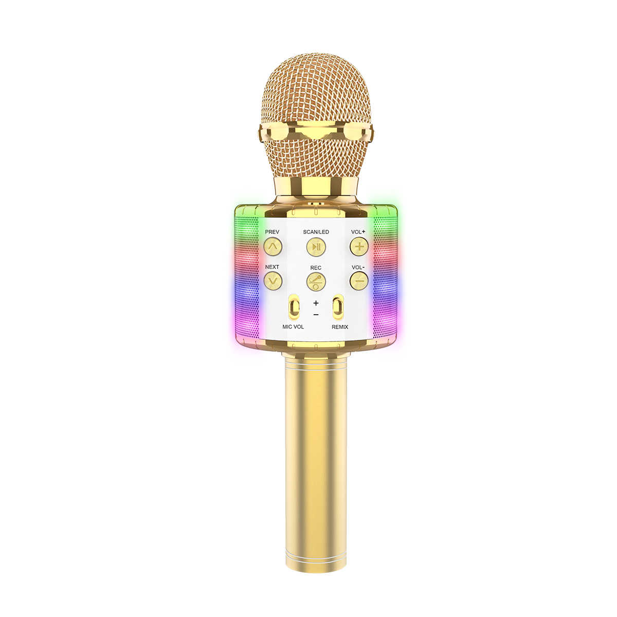 Experience professional-grade audio with the best wireless microphone designed for karaoke, home parties, and stage performances. This wireless karaoke microphone features a high-sensitivity condenser mic with noise cancellation, ensuring crisp, clear vocals free from background interference. The wireless microphone system supports both Bluetooth and USB connectivity, making it compatible with smartphones, tablets, computers, and TVs. Its omni-directional polar pattern captures sound evenly, while the adjustable echo and reverb effects enhance your singing experience. Built with durable aluminum alloy and ABS plastic, this wireless USB microphone is lightweight yet sturdy, perfect for travel and on-the-go entertainment. The built-in LED lights add a fun, dynamic touch to performances, making it a hit at parties and family gatherings. With a wide frequency response (80Hz–12KHz) and high signal-to-noise ratio (≥90dB), it delivers studio-quality sound for recording, broadcasting, and live singing. The long-lasting battery ensures hours of uninterrupted use, while the portable design makes it easy to carry anywhere. Whether you're hosting a karaoke night, giving a speech, or recording vocals, this wireless microphone system provides unmatched versatility and performance. Its plug-and-play functionality ensures quick setup, while the ergonomic grip offers comfort during extended use. Elevate your audio experience with this all-in-one wireless USB microphone, the perfect companion for singers, performers, and entertainers.