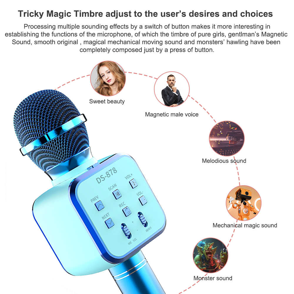 where to buy hotec wireless microphone best microphone for singing karaoke and bt microphone China supplier