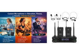 Custom Microphones for Education, Fitness, and Events: A Market Breakdown