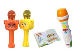 Comparação de design de microfone infantil (Toyard x Kidzlane)